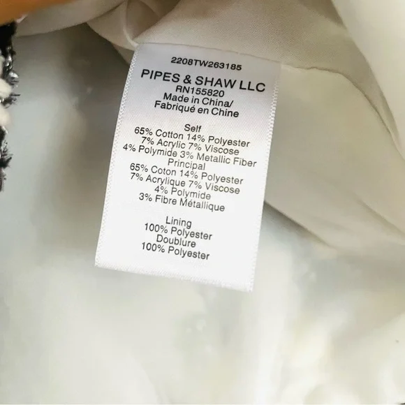 VERONICA BEARD STARK TWEED MINI SKIRT Houndstooth-patterned SIZE 4 - Picture 10 of 13